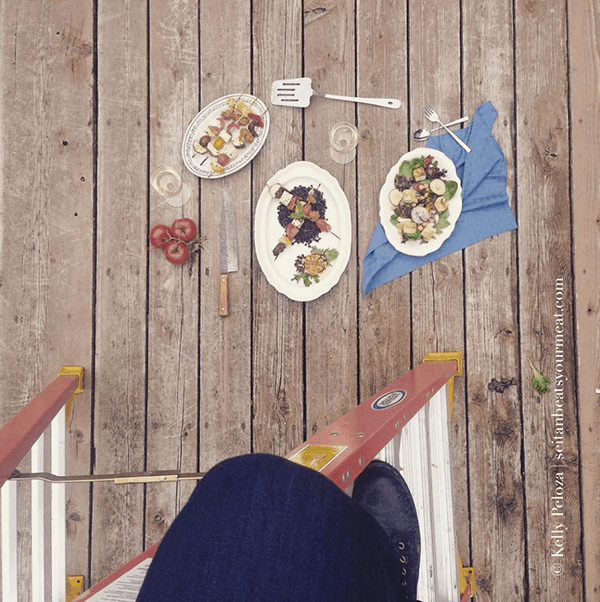 Vegan Summer Grilling with Colavita: behind the scenes food photography