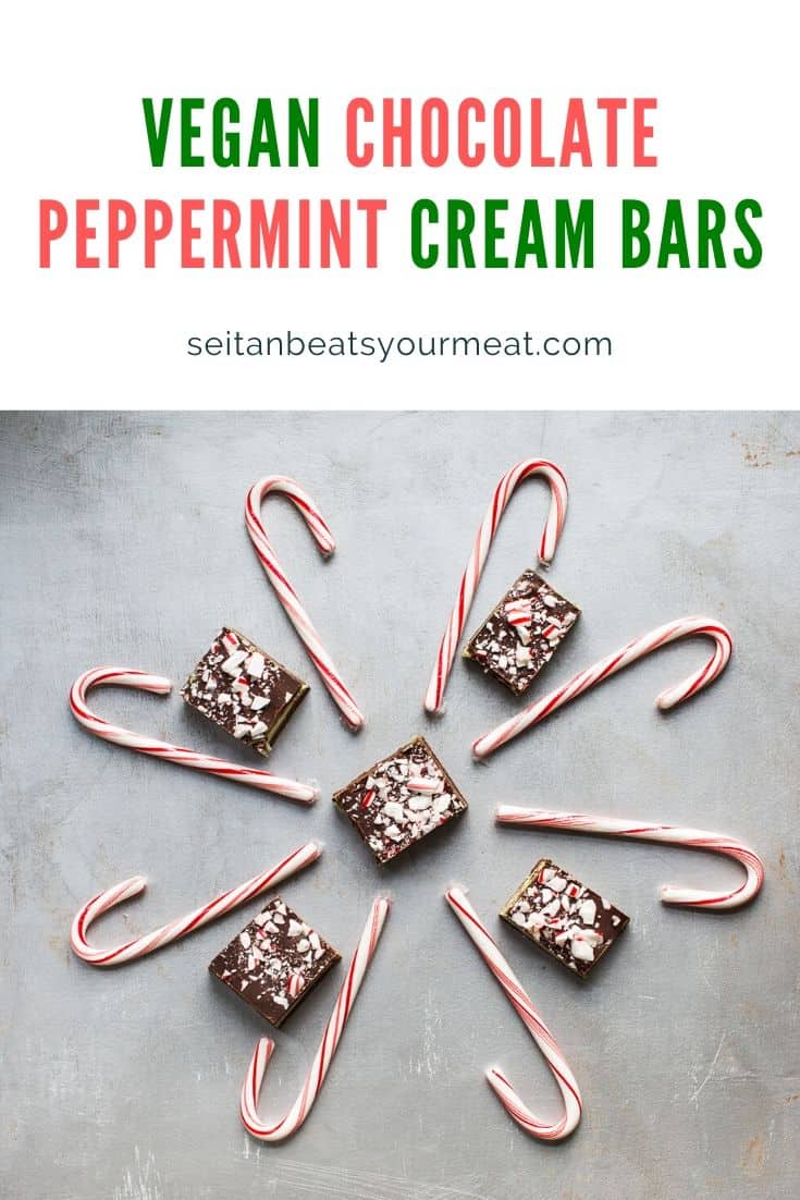 Chocolate Peppermint Cream Bars